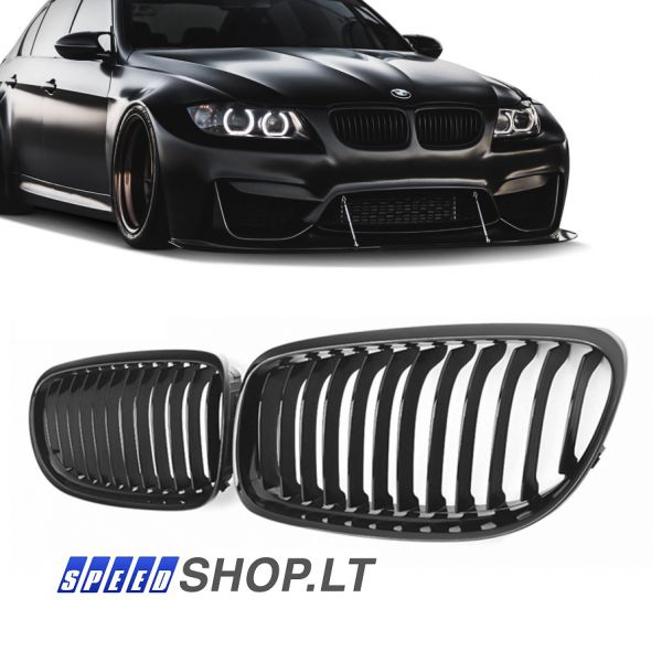 BMW 3 E90 E91 blizgios grotelės 